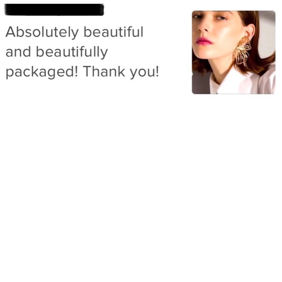 🔆3/$30 New Butterfly Wing Statement Earrings - Picture 3 of 3